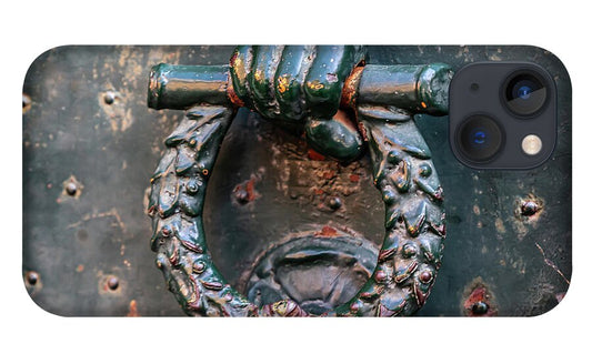 Weathered Door Knocker Italy - Phone Case