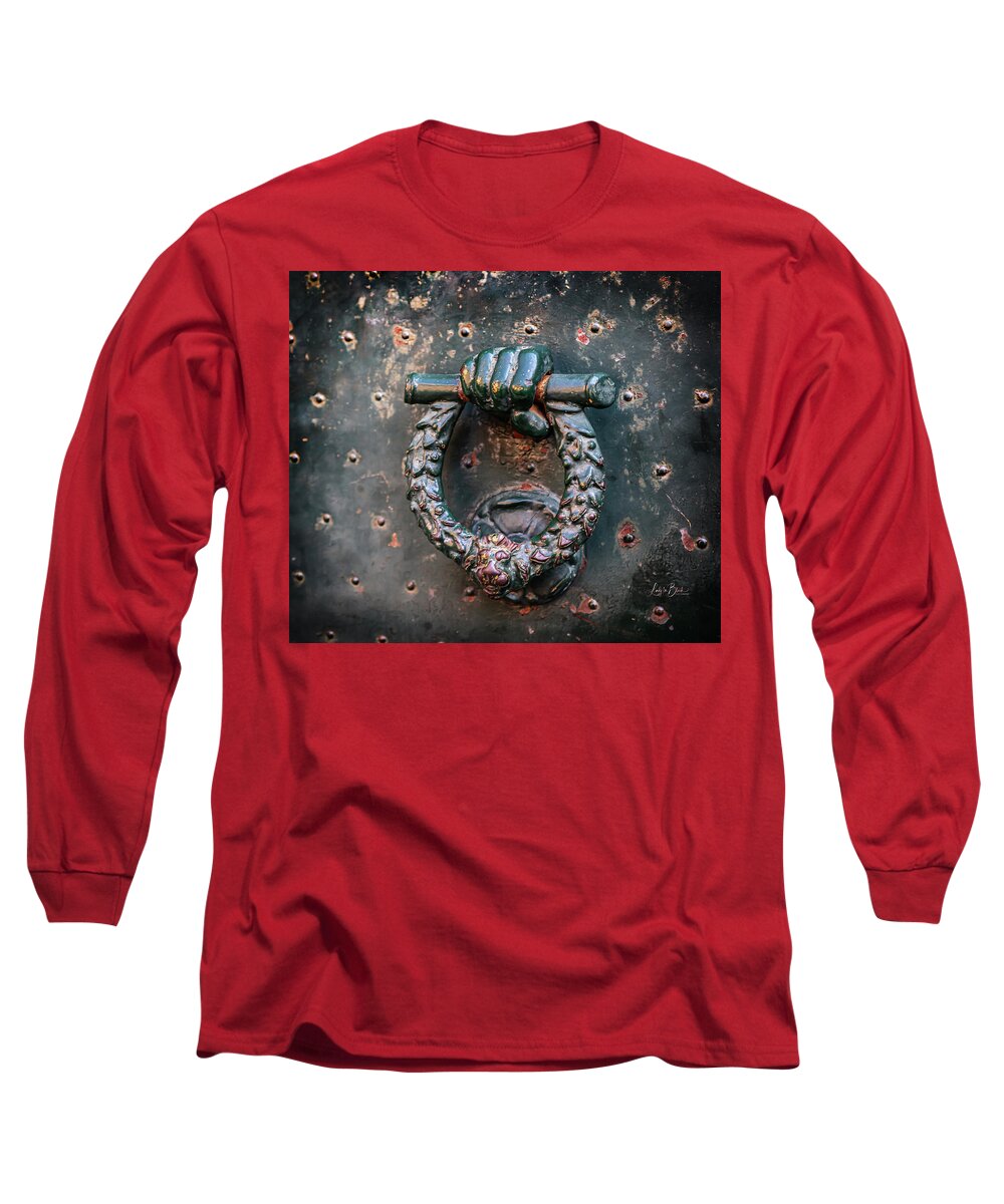 Weathered Door Knocker Italy - Long Sleeve T-Shirt