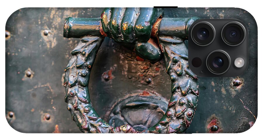 Weathered Door Knocker Italy - Phone Case