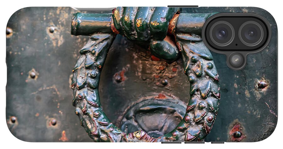 Weathered Door Knocker Italy - Phone Case