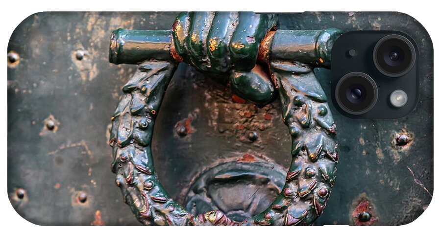 Weathered Door Knocker Italy - Phone Case