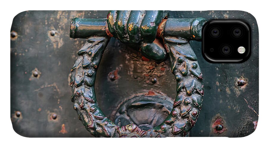 Weathered Door Knocker Italy - Phone Case