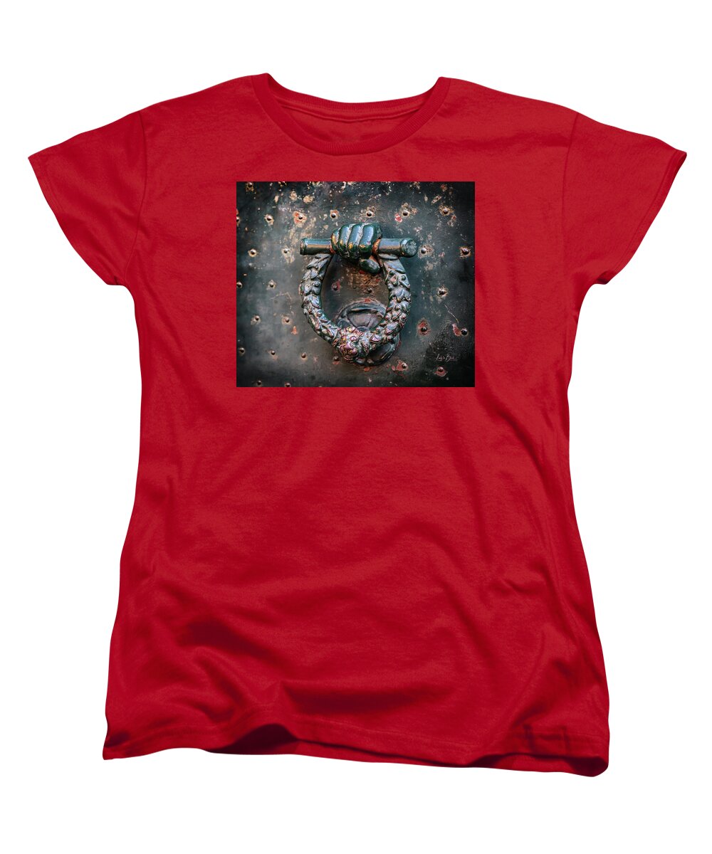 Weathered Door Knocker Italy - Women's T-Shirt (Standard Fit)