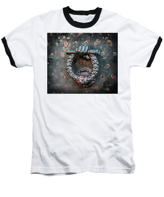 Weathered Door Knocker Italy - Baseball T-Shirt