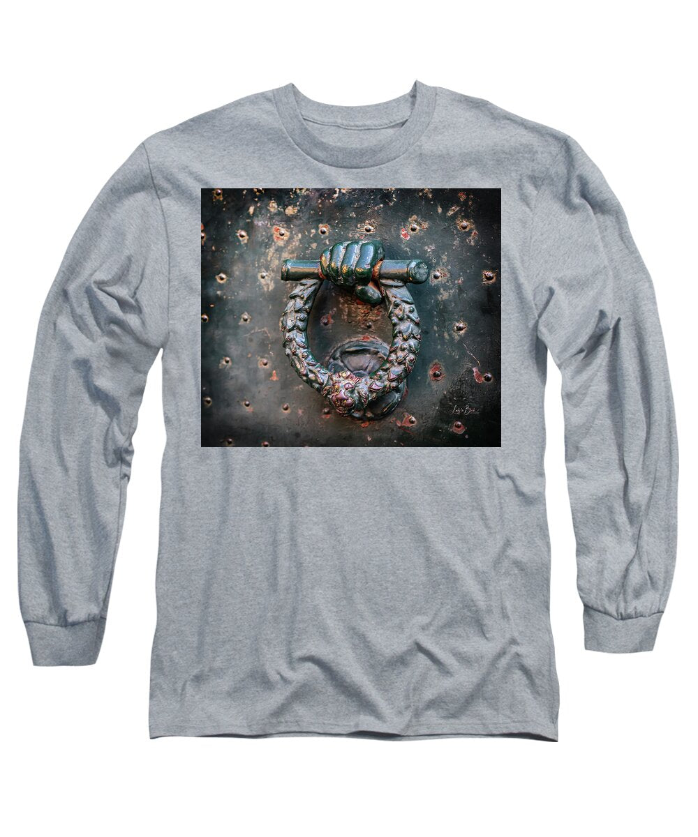 Weathered Door Knocker Italy - Long Sleeve T-Shirt