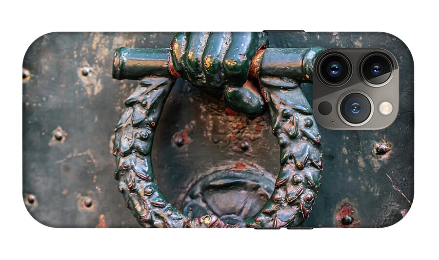 Weathered Door Knocker Italy - Phone Case