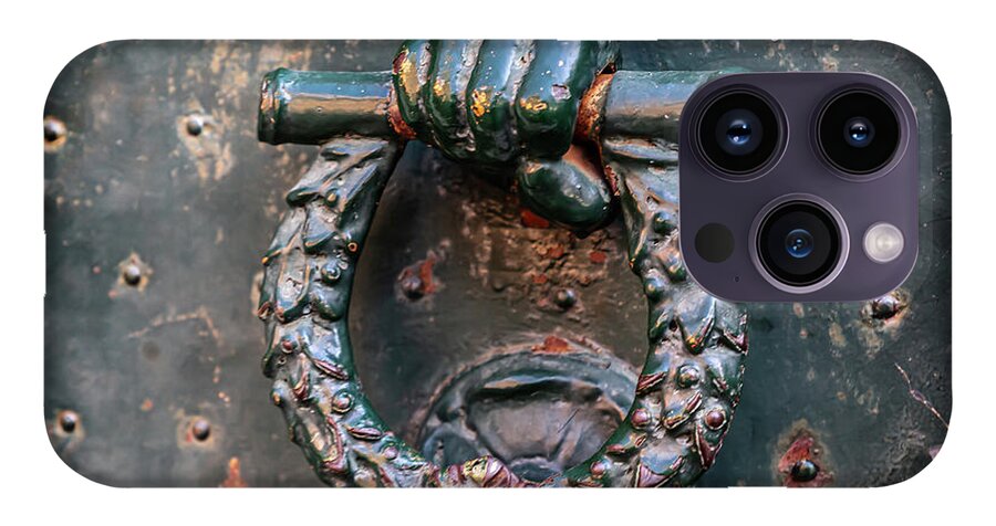 Weathered Door Knocker Italy - Phone Case