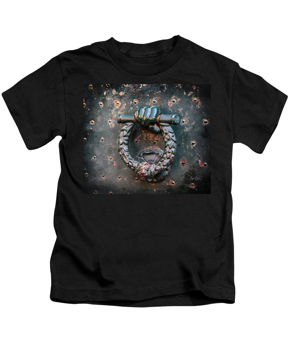 Weathered Door Knocker Italy - Kids T-Shirt