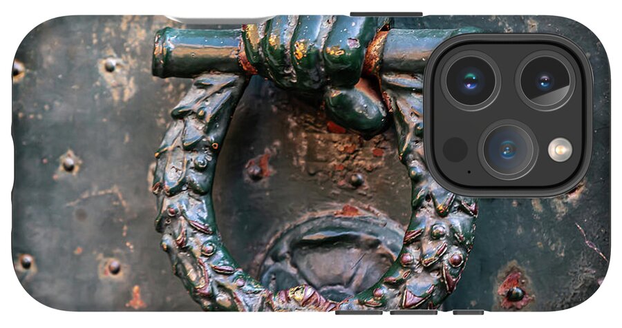 Weathered Door Knocker Italy - Phone Case