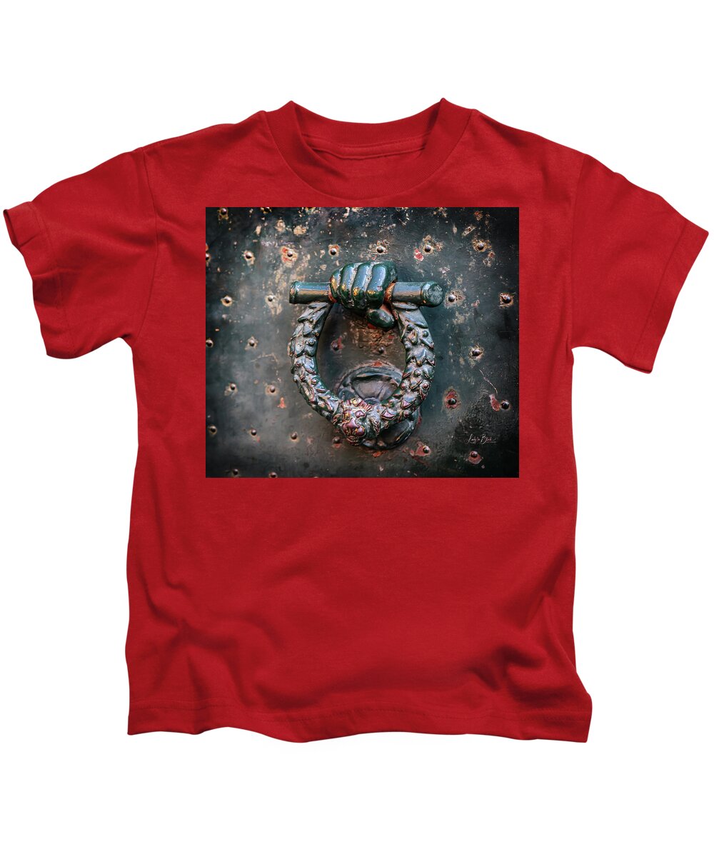 Weathered Door Knocker Italy - Kids T-Shirt