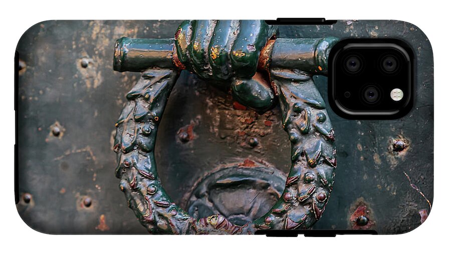 Weathered Door Knocker Italy - Phone Case