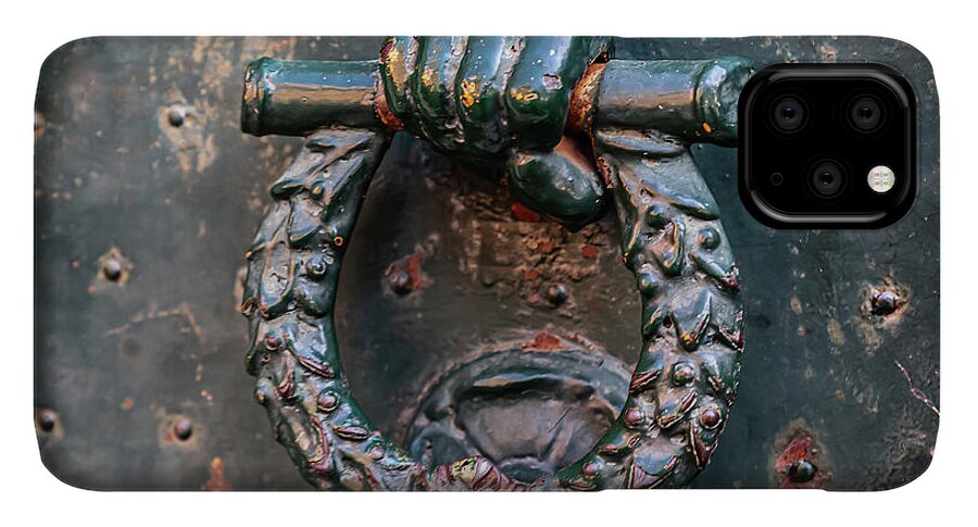 Weathered Door Knocker Italy - Phone Case