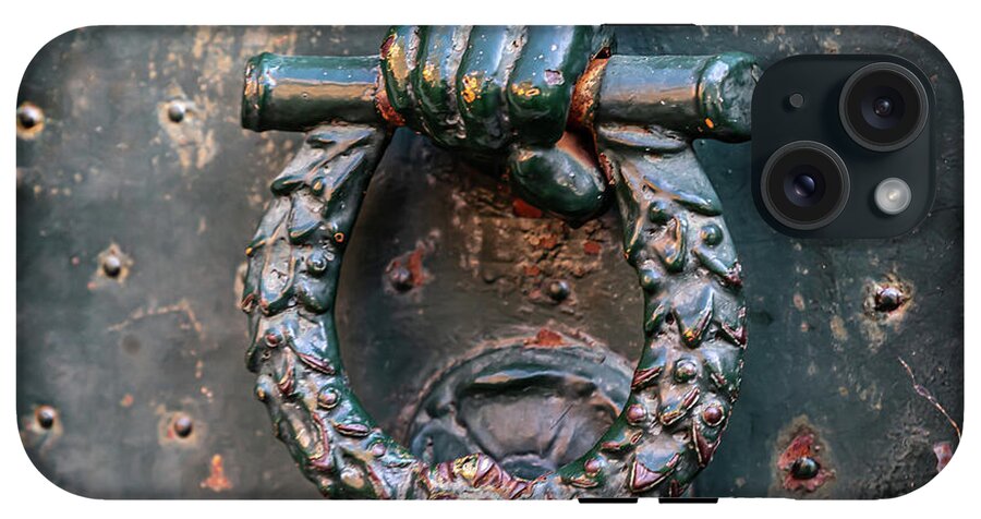 Weathered Door Knocker Italy - Phone Case