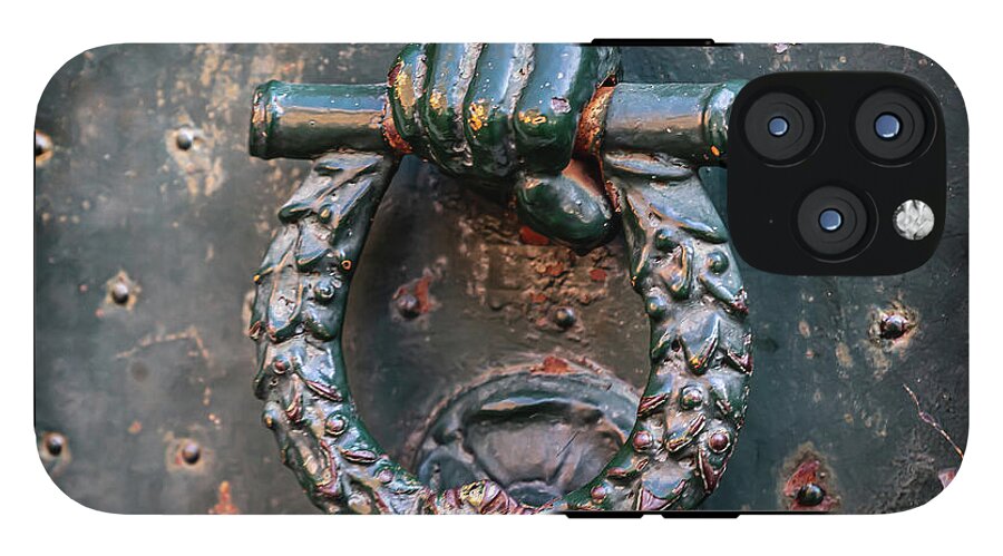 Weathered Door Knocker Italy - Phone Case