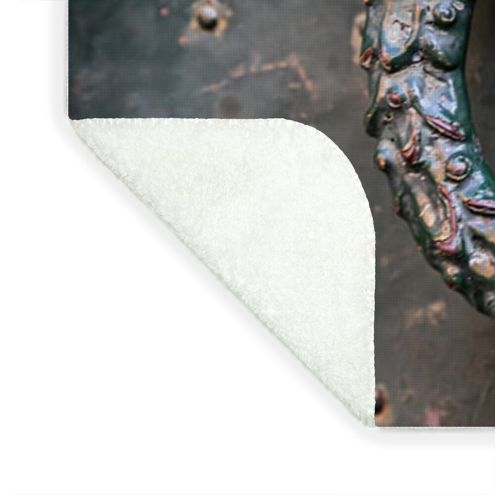 Weathered Door Knocker Italy - Blanket