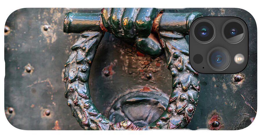 Weathered Door Knocker Italy - Phone Case