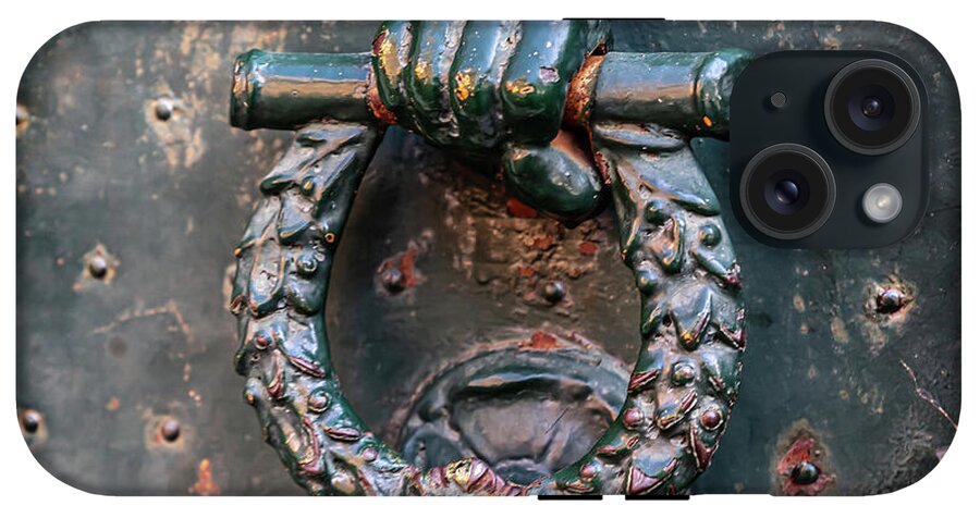Weathered Door Knocker Italy - Phone Case