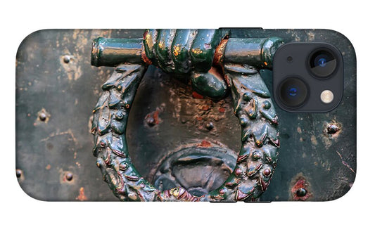 Weathered Door Knocker Italy - Phone Case