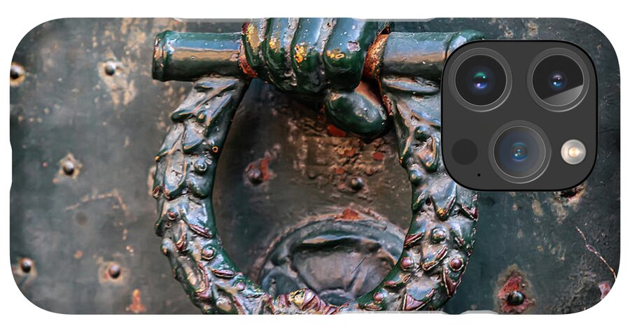 Weathered Door Knocker Italy - Phone Case