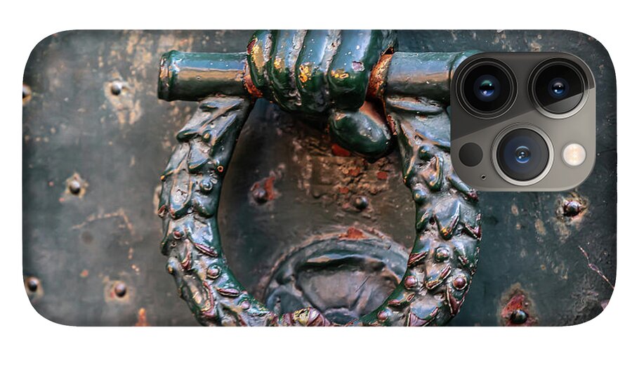 Weathered Door Knocker Italy - Phone Case