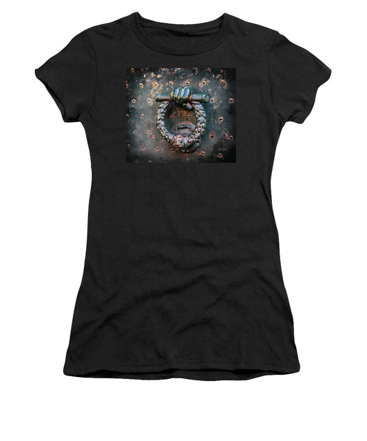 Weathered Door Knocker Italy - Women's T-Shirt