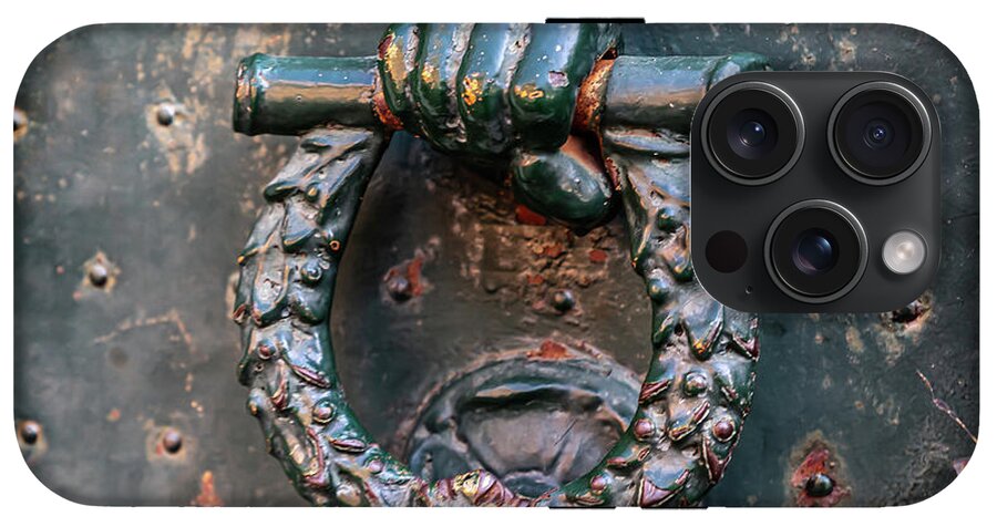 Weathered Door Knocker Italy - Phone Case