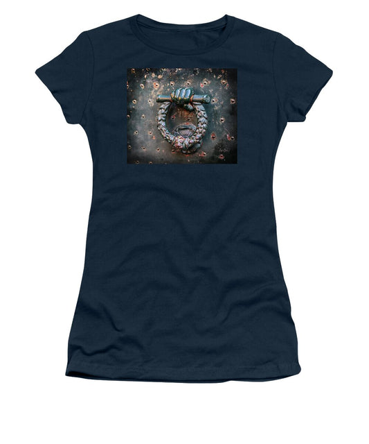 Weathered Door Knocker Italy - Women's T-Shirt