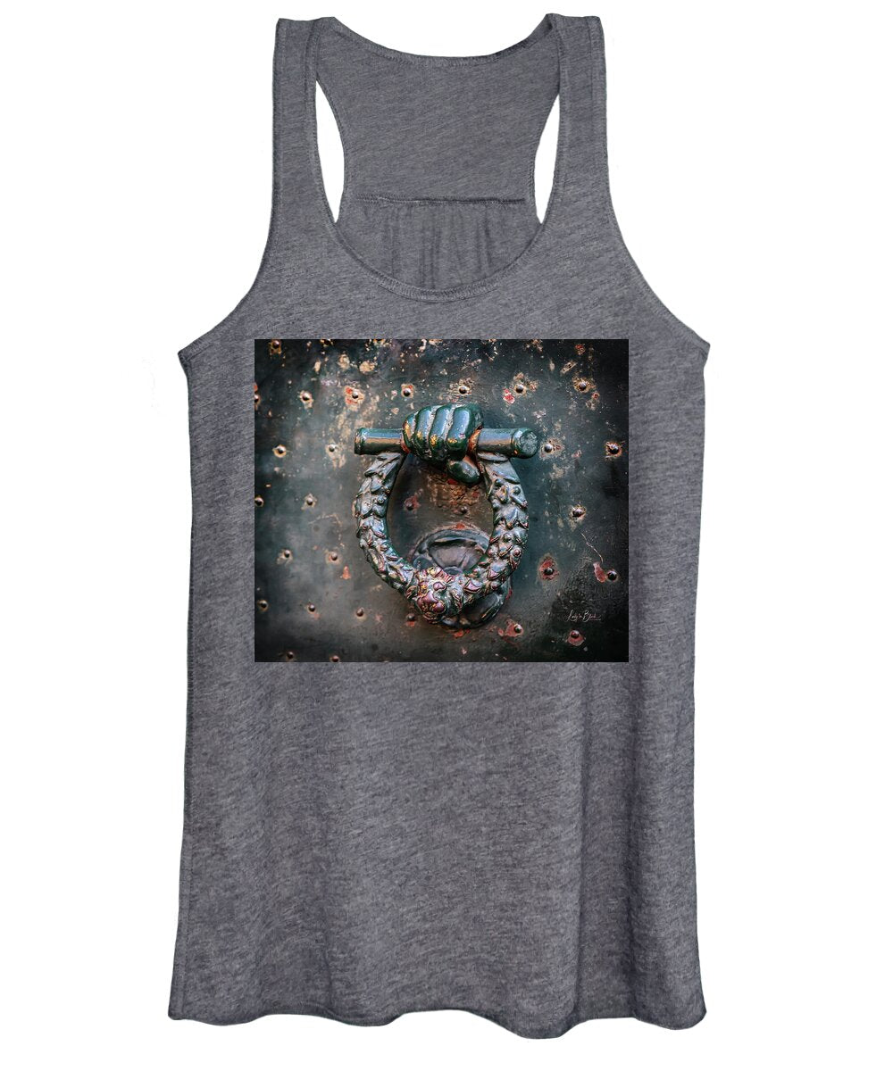 Weathered Door Knocker Italy - Women's Tank Top