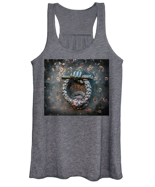 Weathered Door Knocker Italy - Women's Tank Top