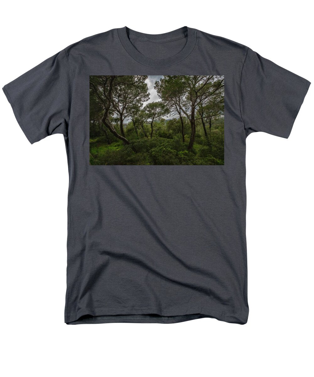 Hillside View from Spain Castle Gardens II - Men's T-Shirt  (Regular Fit)