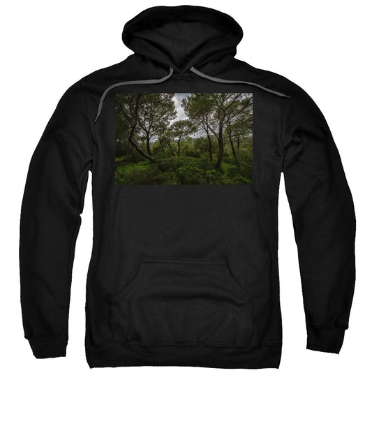 Hillside View from Spain Castle Gardens II - Sweatshirt