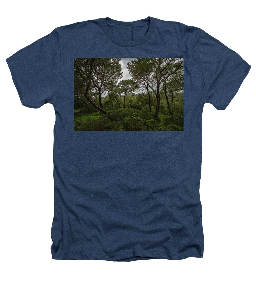 Hillside View from Spain Castle Gardens II - Heathers T-Shirt