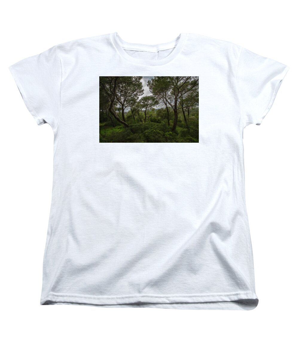 Hillside View from Spain Castle Gardens II - Women's T-Shirt (Standard Fit)