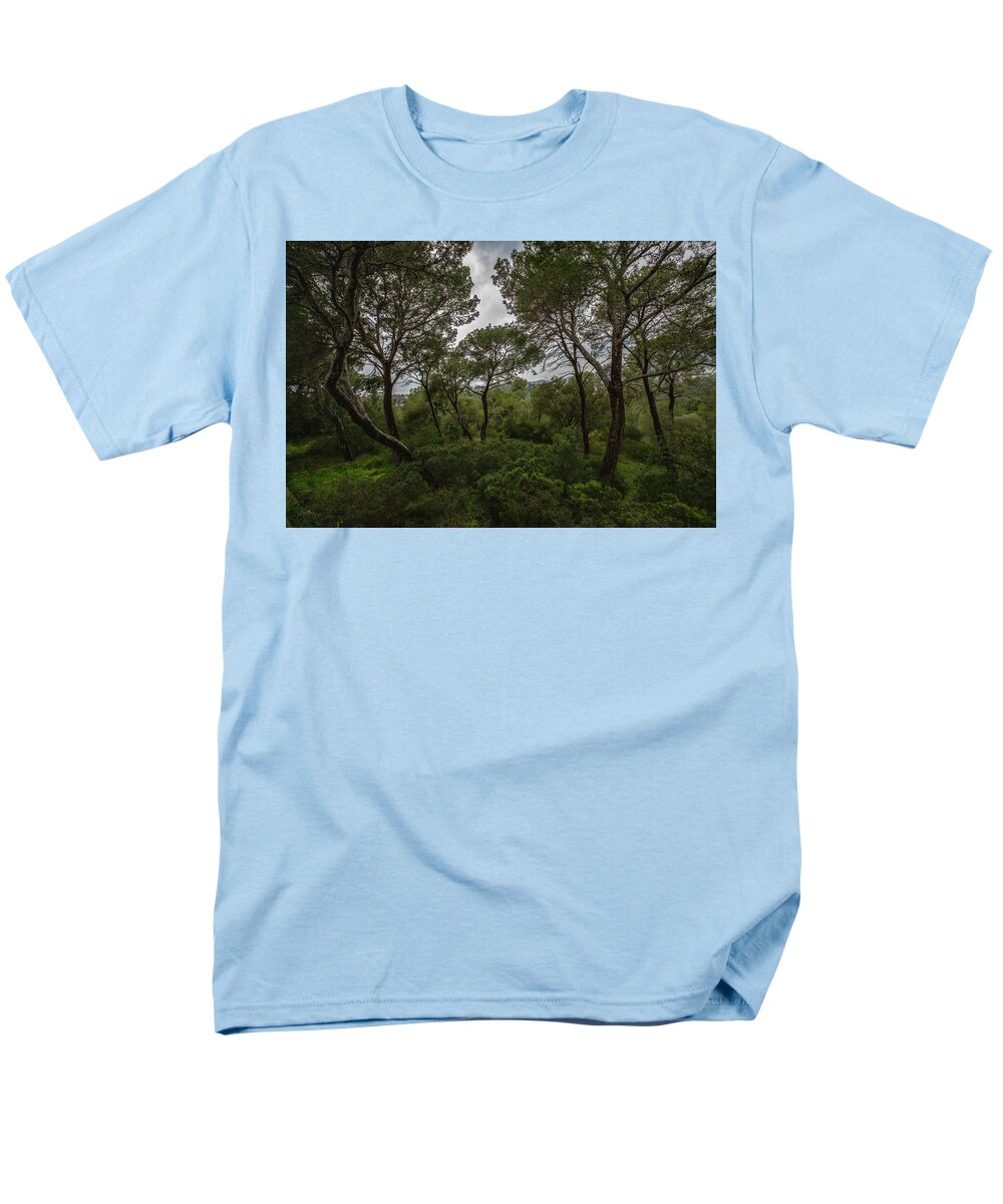 Hillside View from Spain Castle Gardens II - Men's T-Shirt  (Regular Fit)