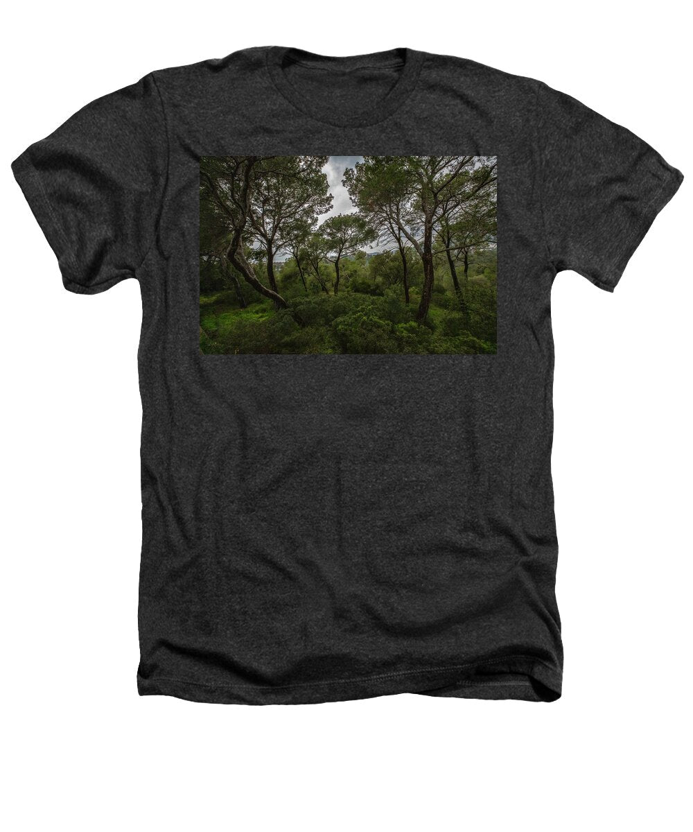 Hillside View from Spain Castle Gardens II - Heathers T-Shirt