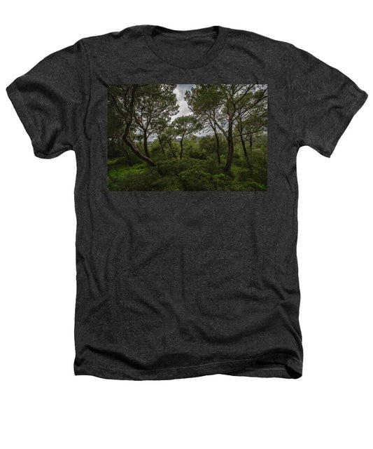 Hillside View from Spain Castle Gardens II - Heathers T-Shirt