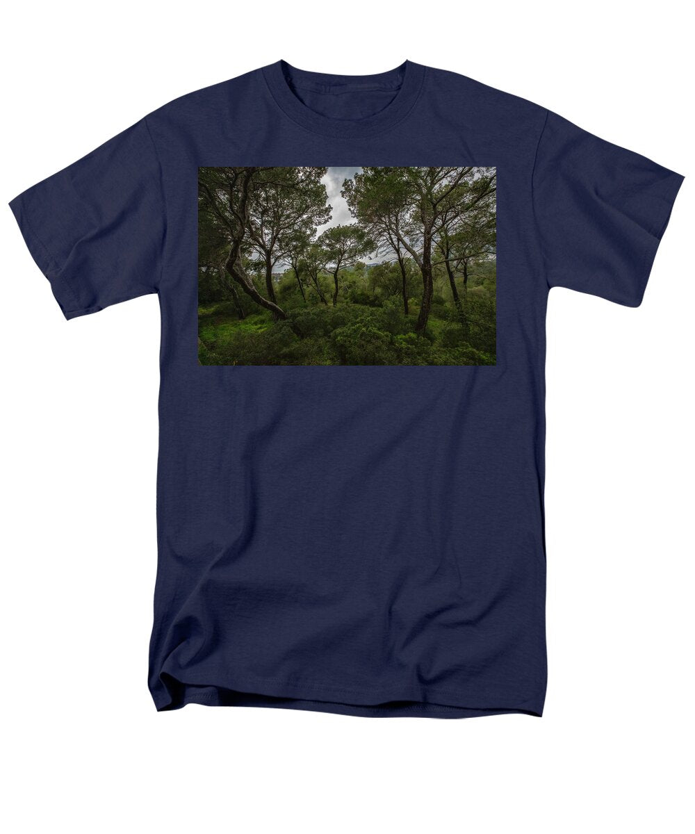 Hillside View from Spain Castle Gardens II - Men's T-Shirt  (Regular Fit)