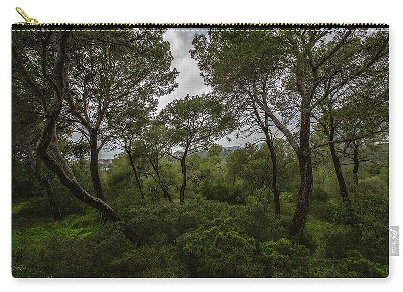 Hillside View from Spain Castle Gardens II - Zip Pouch