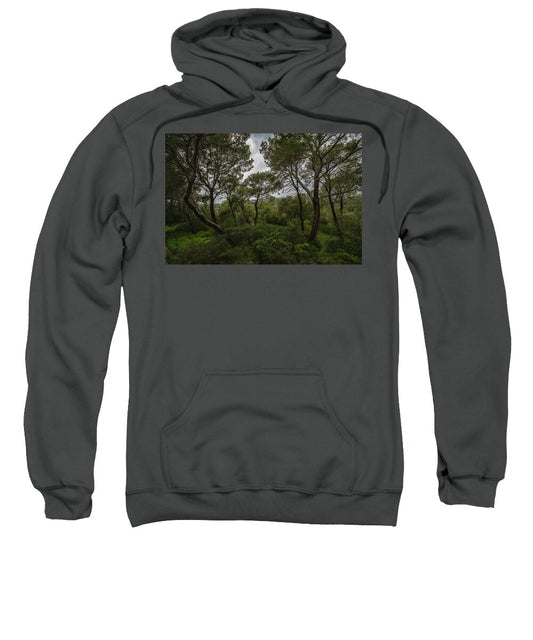 Hillside View from Spain Castle Gardens II - Sweatshirt