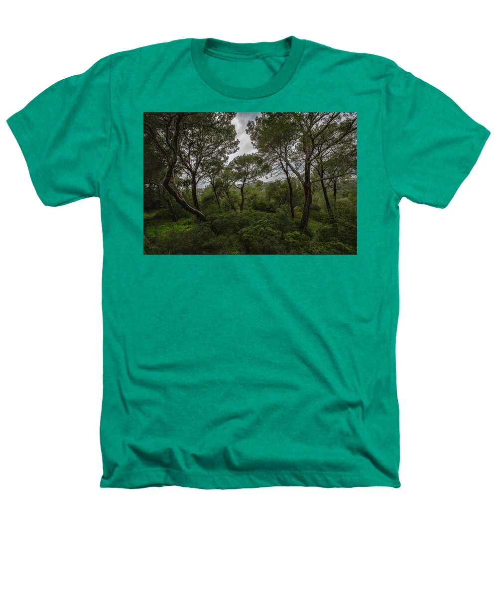 Hillside View from Spain Castle Gardens II - Heathers T-Shirt