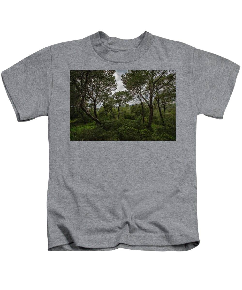 Hillside View from Spain Castle Gardens II - Kids T-Shirt