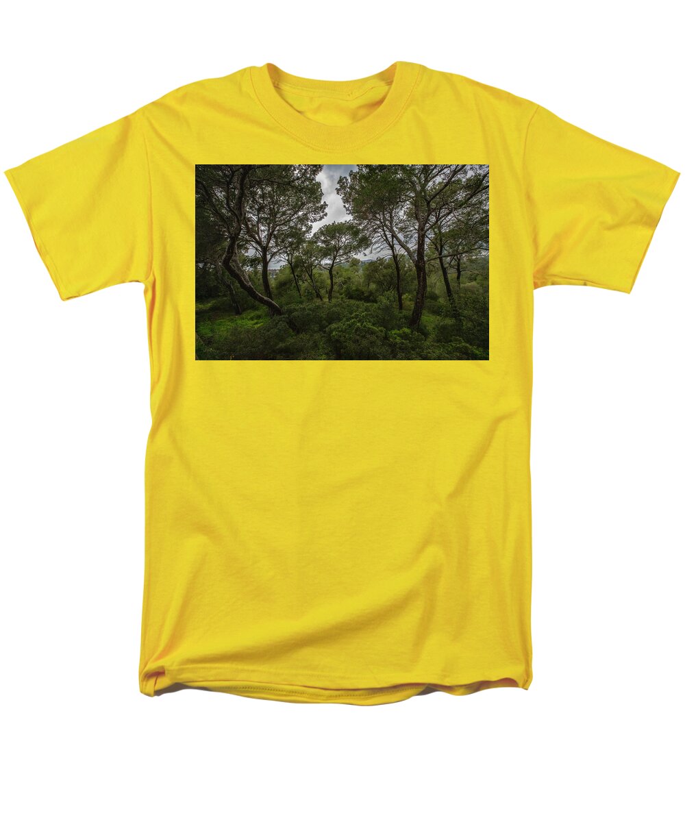 Hillside View from Spain Castle Gardens II - Men's T-Shirt  (Regular Fit)