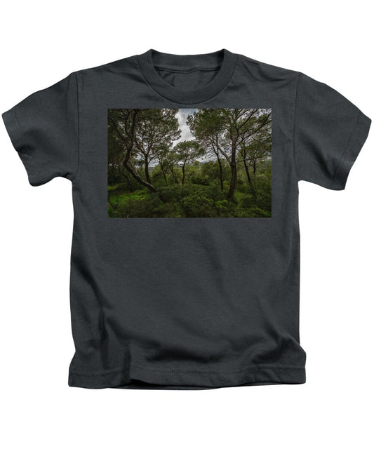 Hillside View from Spain Castle Gardens II - Kids T-Shirt