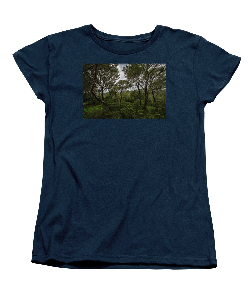 Hillside View from Spain Castle Gardens II - Women's T-Shirt (Standard Fit)