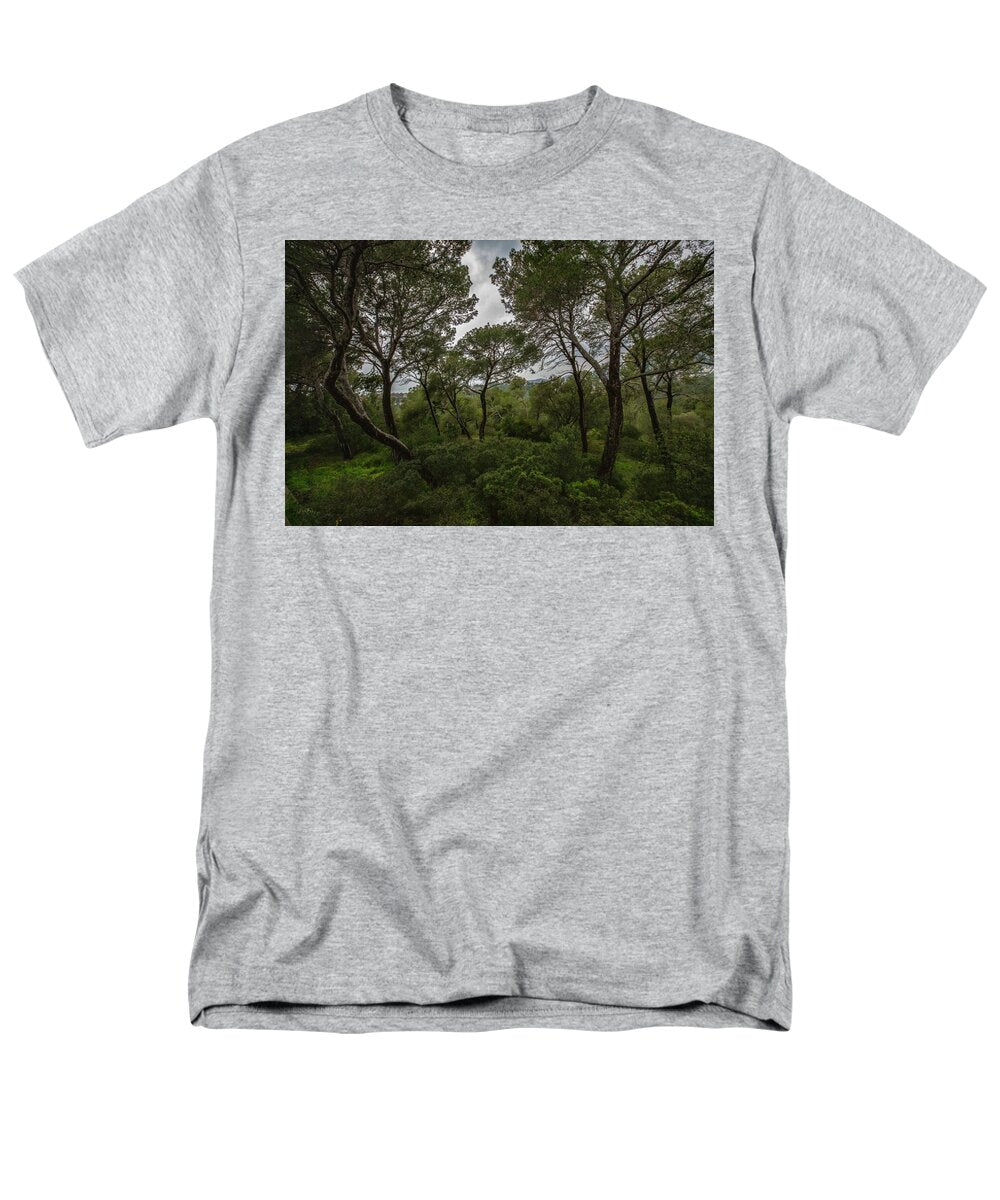 Hillside View from Spain Castle Gardens II - Men's T-Shirt  (Regular Fit)