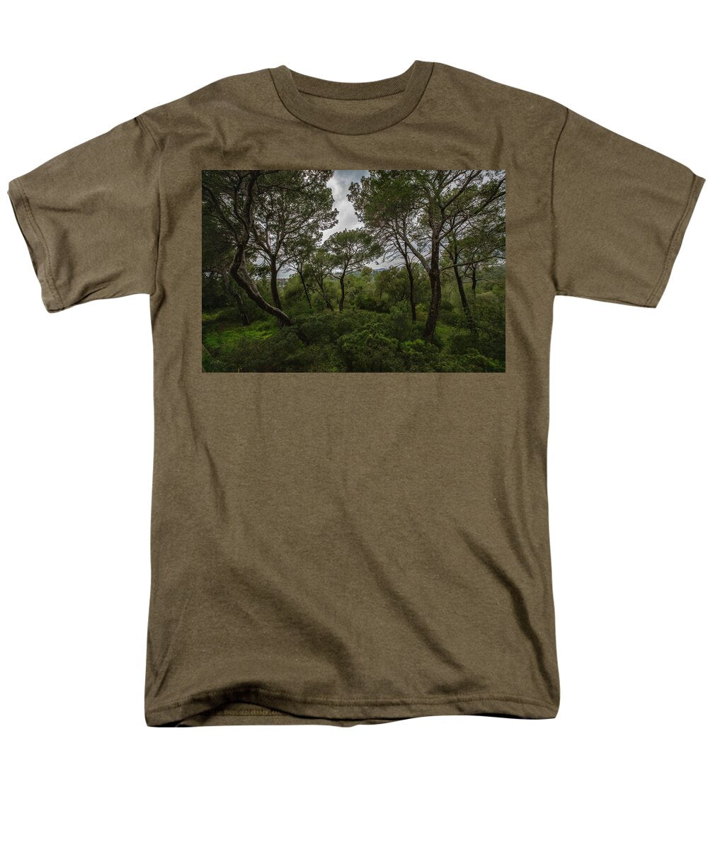 Hillside View from Spain Castle Gardens II - Men's T-Shirt  (Regular Fit)
