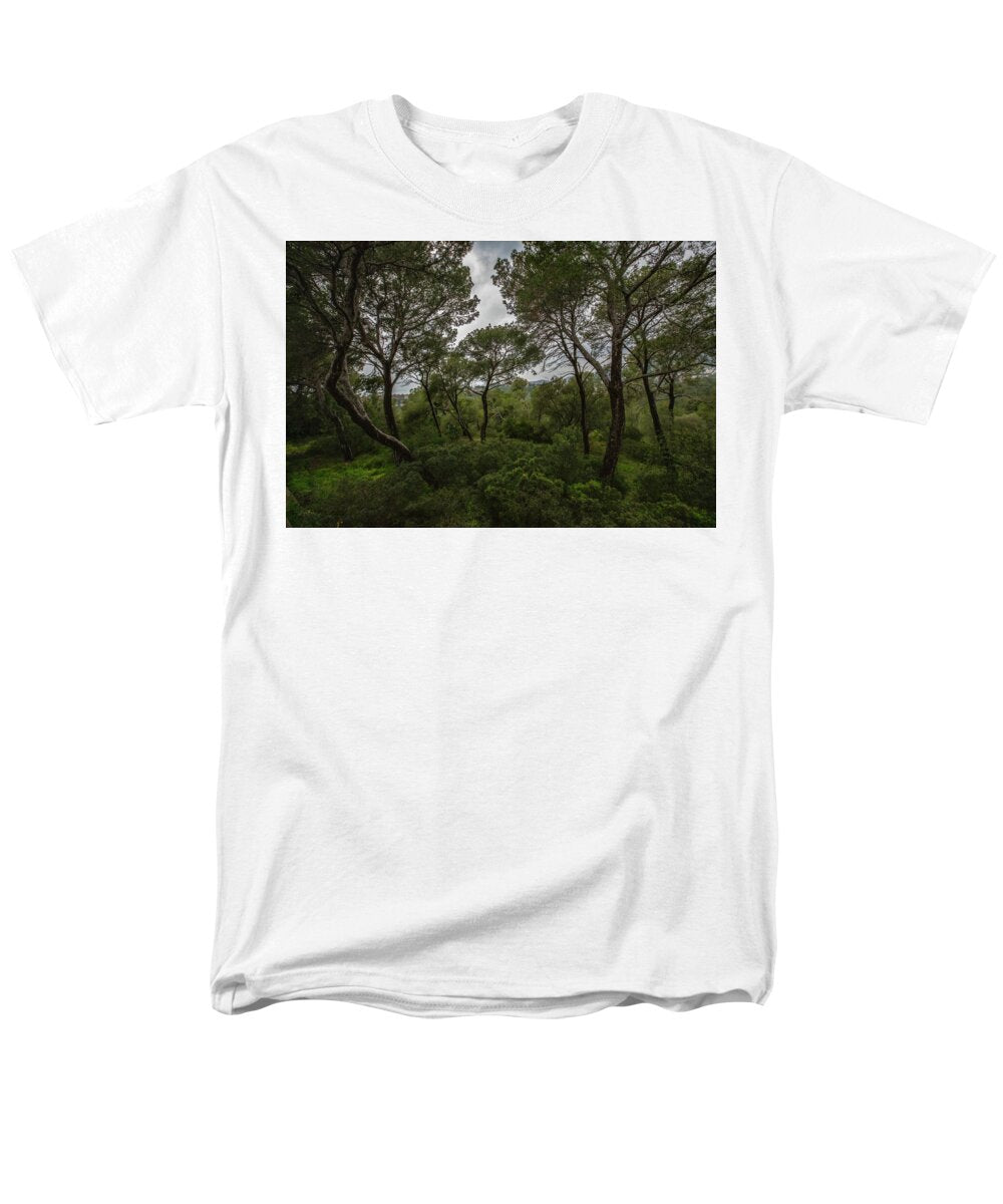 Hillside View from Spain Castle Gardens II - Men's T-Shirt  (Regular Fit)