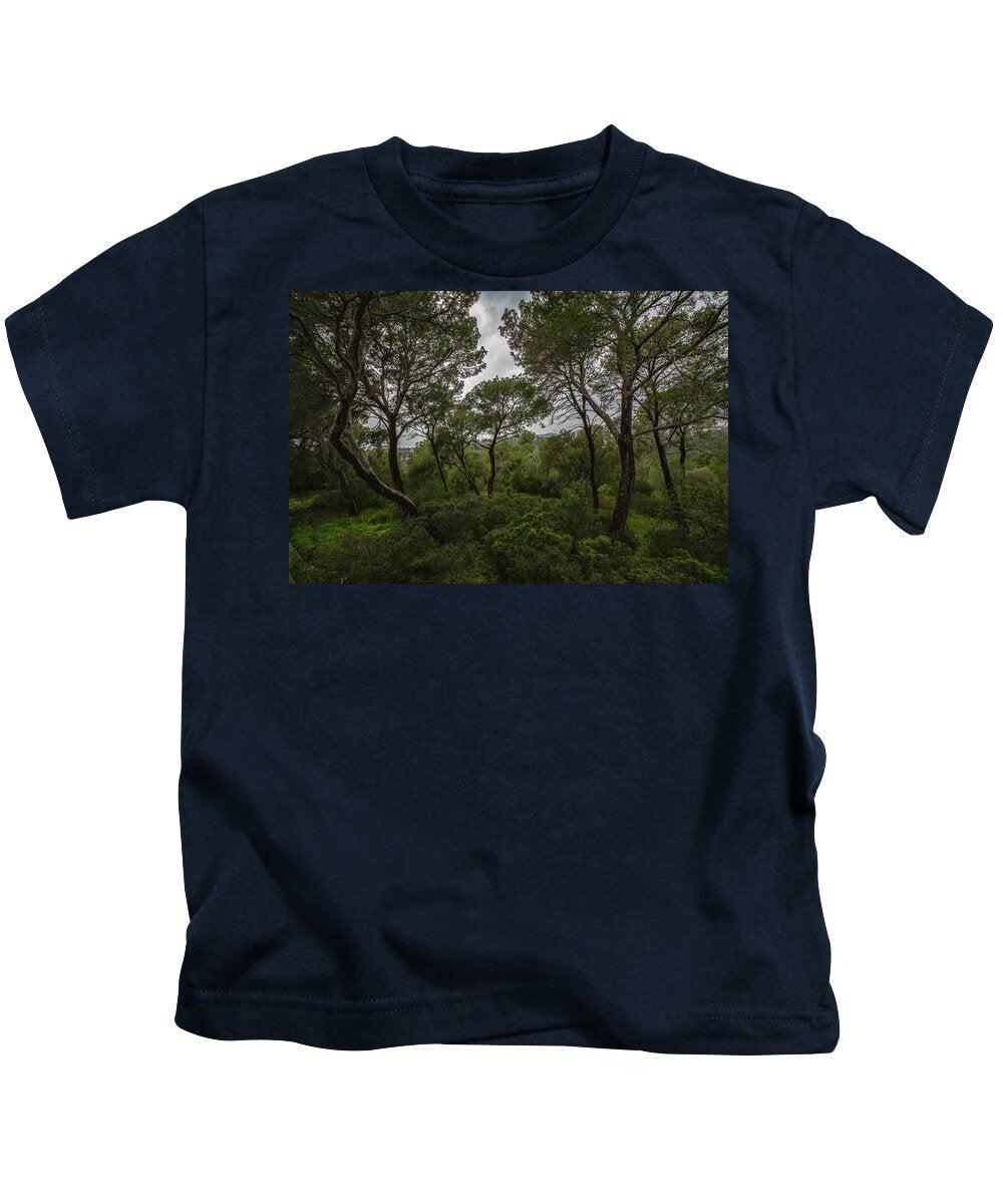 Hillside View from Spain Castle Gardens II - Kids T-Shirt