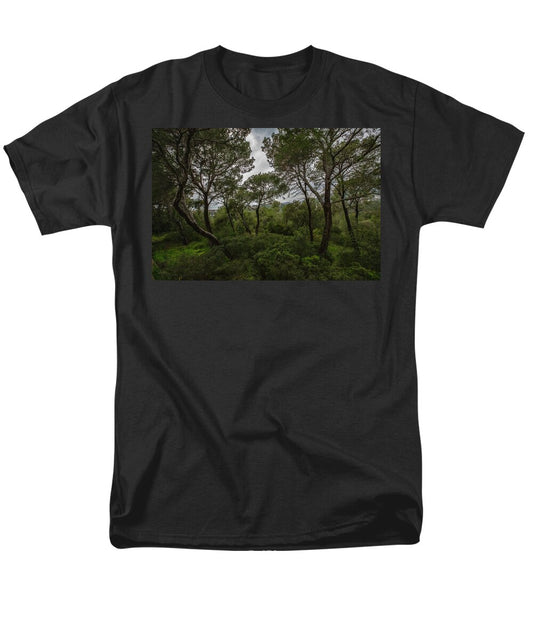 Hillside View from Spain Castle Gardens II - Men's T-Shirt  (Regular Fit)
