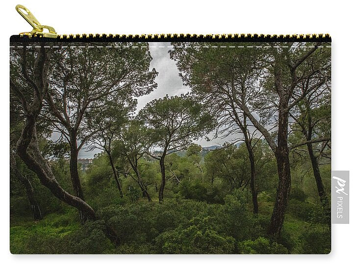 Hillside View from Spain Castle Gardens II - Zip Pouch